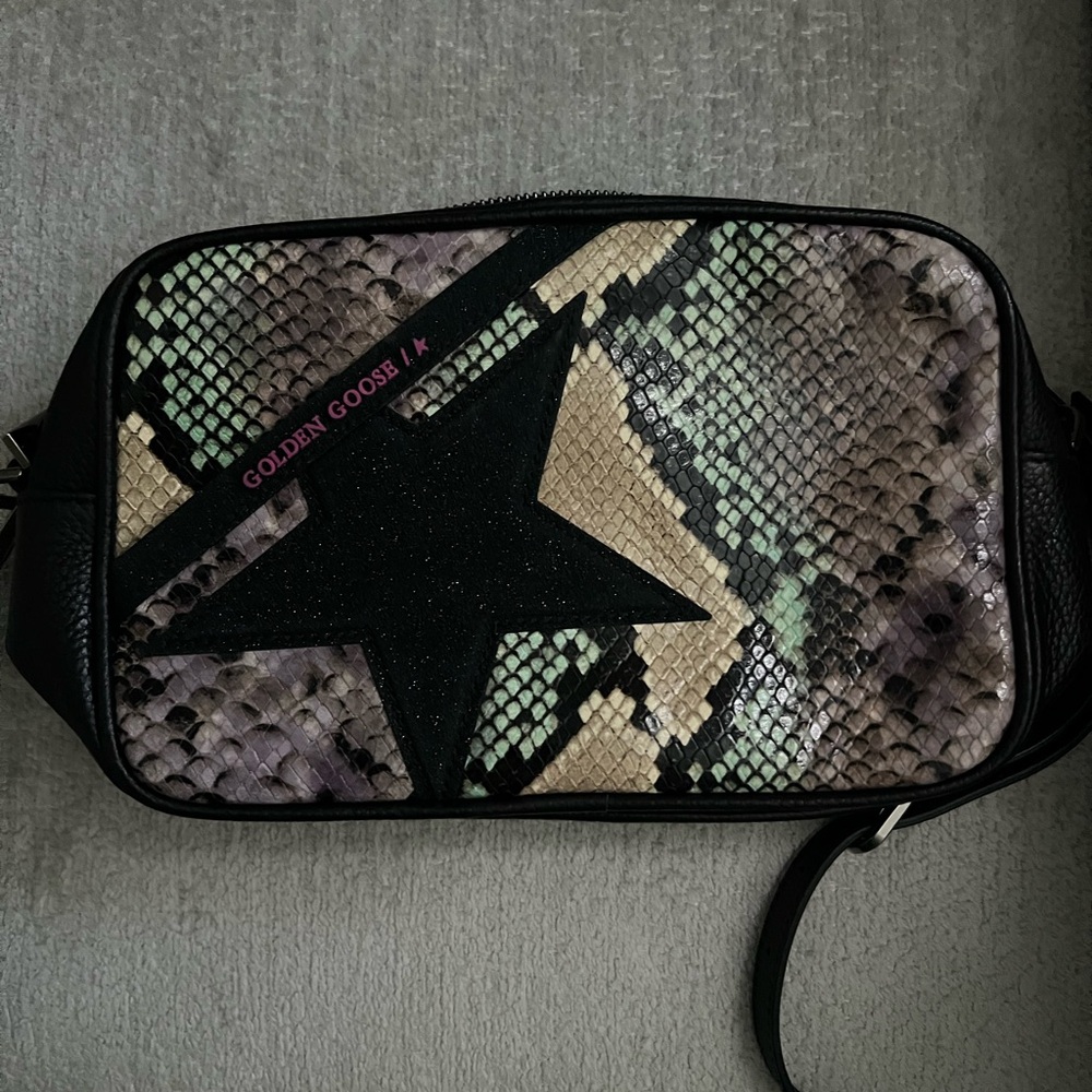 Golden Goose Snakeskin Crossbody Bag